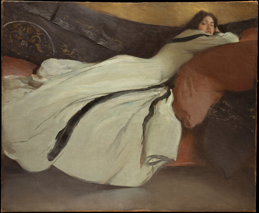 Repose – John White Alexander Canvas Print Painting on Canvas Loom of Thirds India's No. 1 Art-led, graphic streetwear brand based in Kolkata by Sidhartha Mohanta & Chirayata Purna Chakrabarty