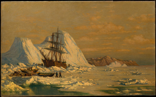 An Incident of Whaling – William Bradford Canvas Print Painting on Canvas Loom of Thirds India's No. 1 Art-led, graphic streetwear brand based in Kolkata by Sidhartha Mohanta & Chirayata Purna Chakrabarty