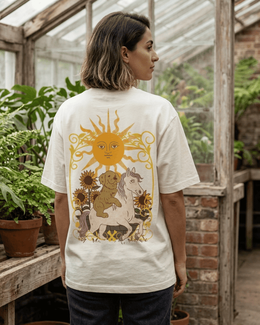 The Sun of Dogs – Tarot Oversized T-Shirt