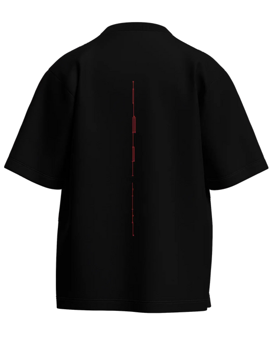 Mom Said No – Oversized Graphic Tee 100% cotton 240GSM standard oversized T-shirt Loom of Thirds India's No. 1 Art-led streetwear brand based in Kolkata by Sidhartha Mohanta & Chirayata Purna Chakrabarty