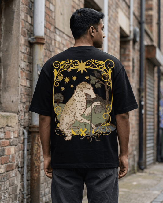 The Star of Dogs – Tarot Oversized T-Shirt
