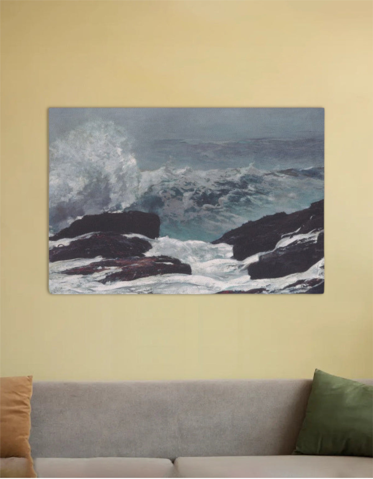 Maine Coast – Winslow Homer Canvas Print