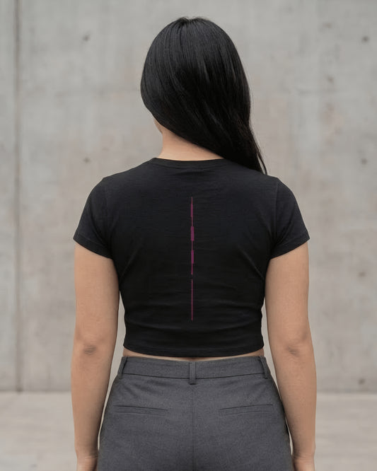 Rawr Girl – Aesthetic Graphic Baby Tee 100% cotton 240GSM baby T-shirt Loom of Thirds India's No. 1 Art-led, graphic streetwear brand based in Kolkata by Sidhartha Mohanta & Chirayata Purna Chakrabarty