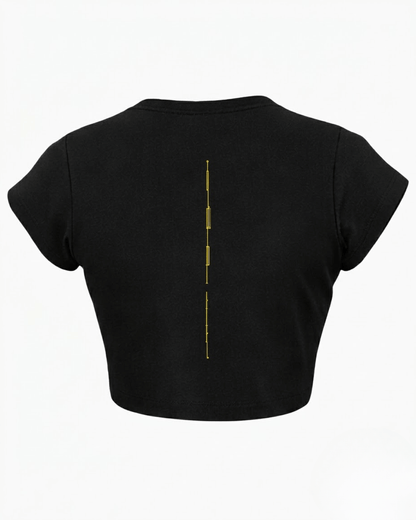 Slay Girl – Aesthetic Graphic Baby Tee 100% cotton 240GSM baby T-shirt Loom of Thirds India's No. 1 Art-led, graphic streetwear brand based in Kolkata by Sidhartha Mohanta & Chirayata Purna Chakrabarty