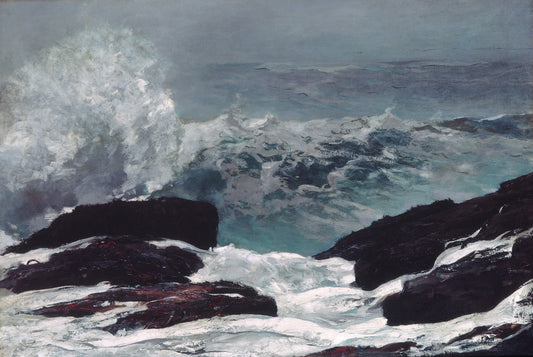 Maine Coast – Winslow Homer Canvas Print Painting on Canvas Loom of Thirds India's No. 1 Art-led, graphic streetwear brand based in Kolkata by Sidhartha Mohanta & Chirayata Purna Chakrabarty