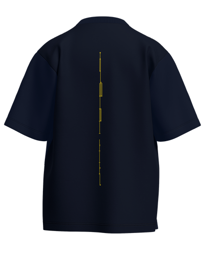 Go Home - Oversized Fit 100% cotton 240GSM standard oversized T-shirt Loom of Thirds India's No. 1 Art-led streetwear brand based in Kolkata by Sidhartha Mohanta & Chirayata Purna Chakrabarty