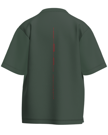 Mom Said No - Oversized Fit 100% cotton 240GSM standard oversized T-shirt Loom of Thirds India's No. 1 Art-led streetwear brand based in Kolkata by Sidhartha Mohanta & Chirayata Purna Chakrabarty