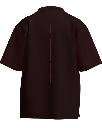 Mom Said No - Oversized Fit 100% cotton 240GSM standard oversized T-shirt Loom of Thirds India's No. 1 Art-led streetwear brand based in Kolkata by Sidhartha Mohanta & Chirayata Purna Chakrabarty