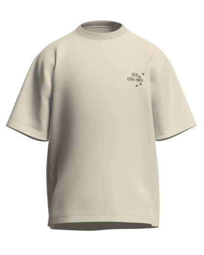 The Sun of Cats Oversized French Terry Cotton Premium Streetwear T-shirt Loom of Thirds India's No. 1 Art-led streetwear brand based in Kolkata by Sidhartha Mohanta & Chirayata Purna Chakrabarty