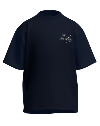 The Star of Dogs Oversized French Terry Cotton Premium Streetwear T-shirt Loom of Thirds India's No. 1 Art-led streetwear brand based in Kolkata by Sidhartha Mohanta & Chirayata Purna Chakrabarty