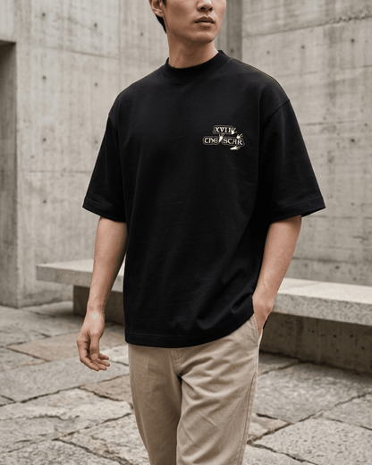 The Star of Frogs – Tarot Oversized T-Shirt