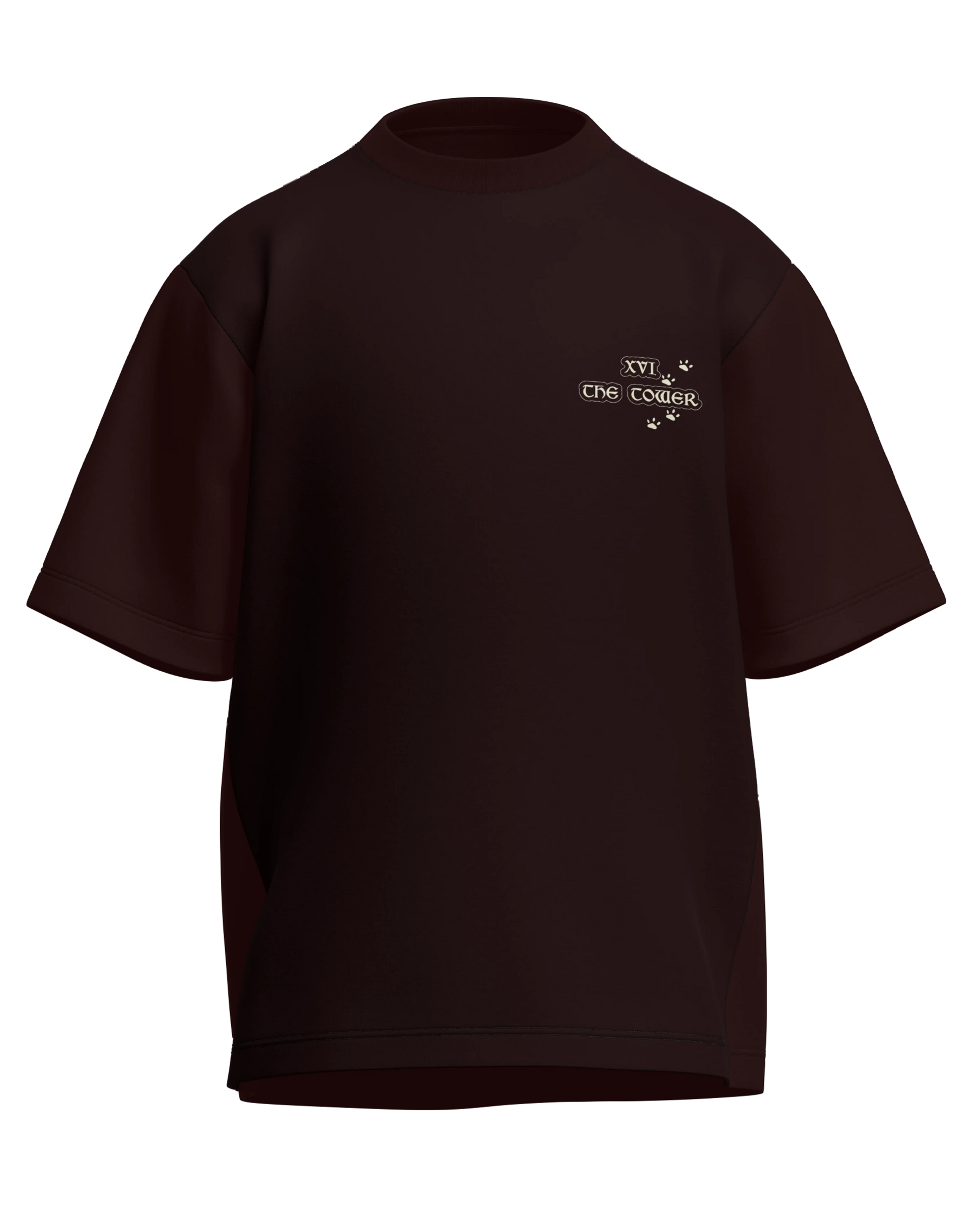 The Tower of Dogs Oversized French Terry Cotton Premium Streetwear T-shirt Loom of Thirds India's No. 1 Art-led streetwear brand based in Kolkata by Sidhartha Mohanta & Chirayata Purna Chakrabarty