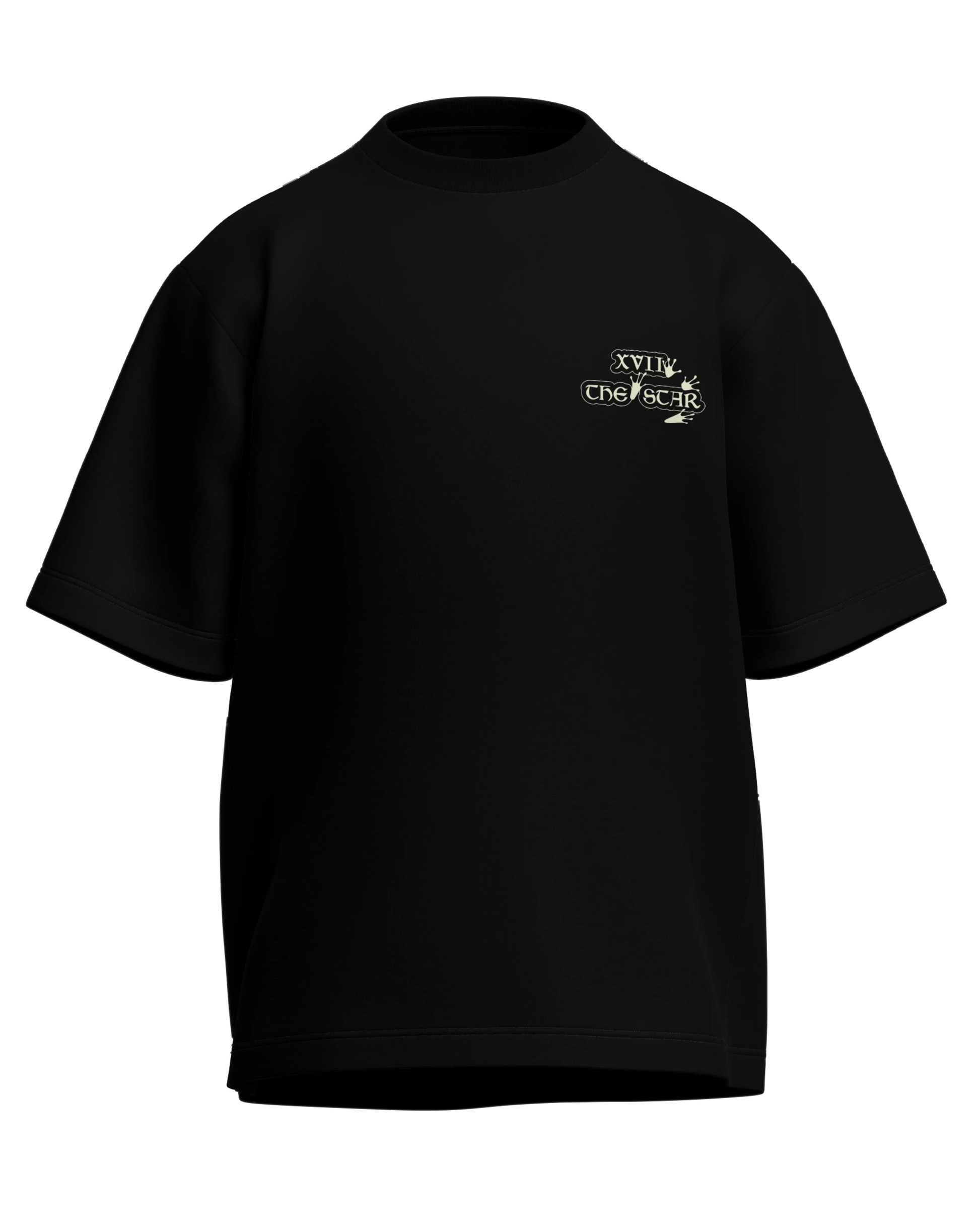 The Star of Frogs Oversized French Terry Cotton Premium Streetwear T-shirt Loom of Thirds India's No. 1 Art-led streetwear brand based in Kolkata by Sidhartha Mohanta & Chirayata Purna Chakrabarty