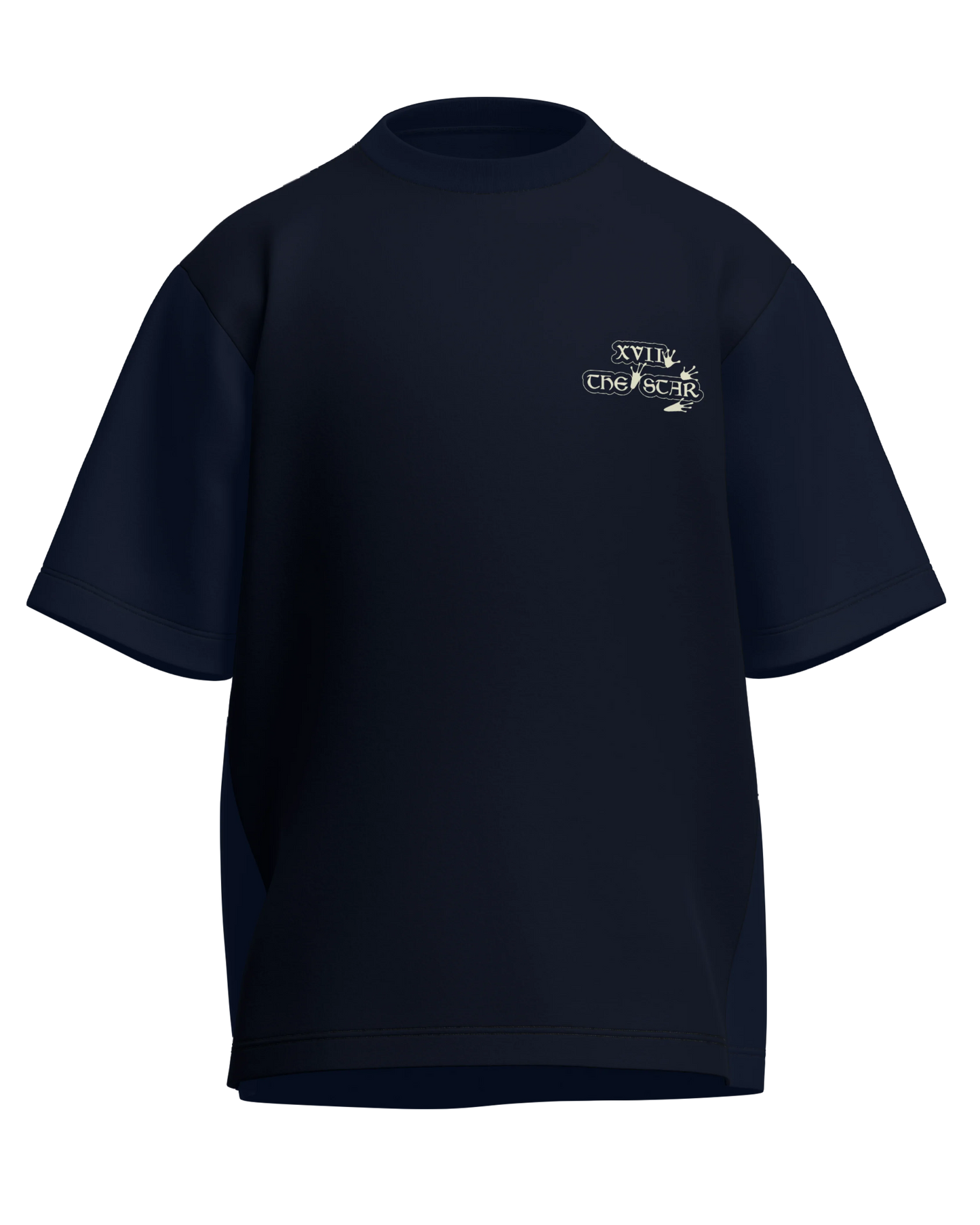 The Star of Frogs Oversized French Terry Cotton Premium Streetwear T-shirt Loom of Thirds India's No. 1 Art-led streetwear brand based in Kolkata by Sidhartha Mohanta & Chirayata Purna Chakrabarty