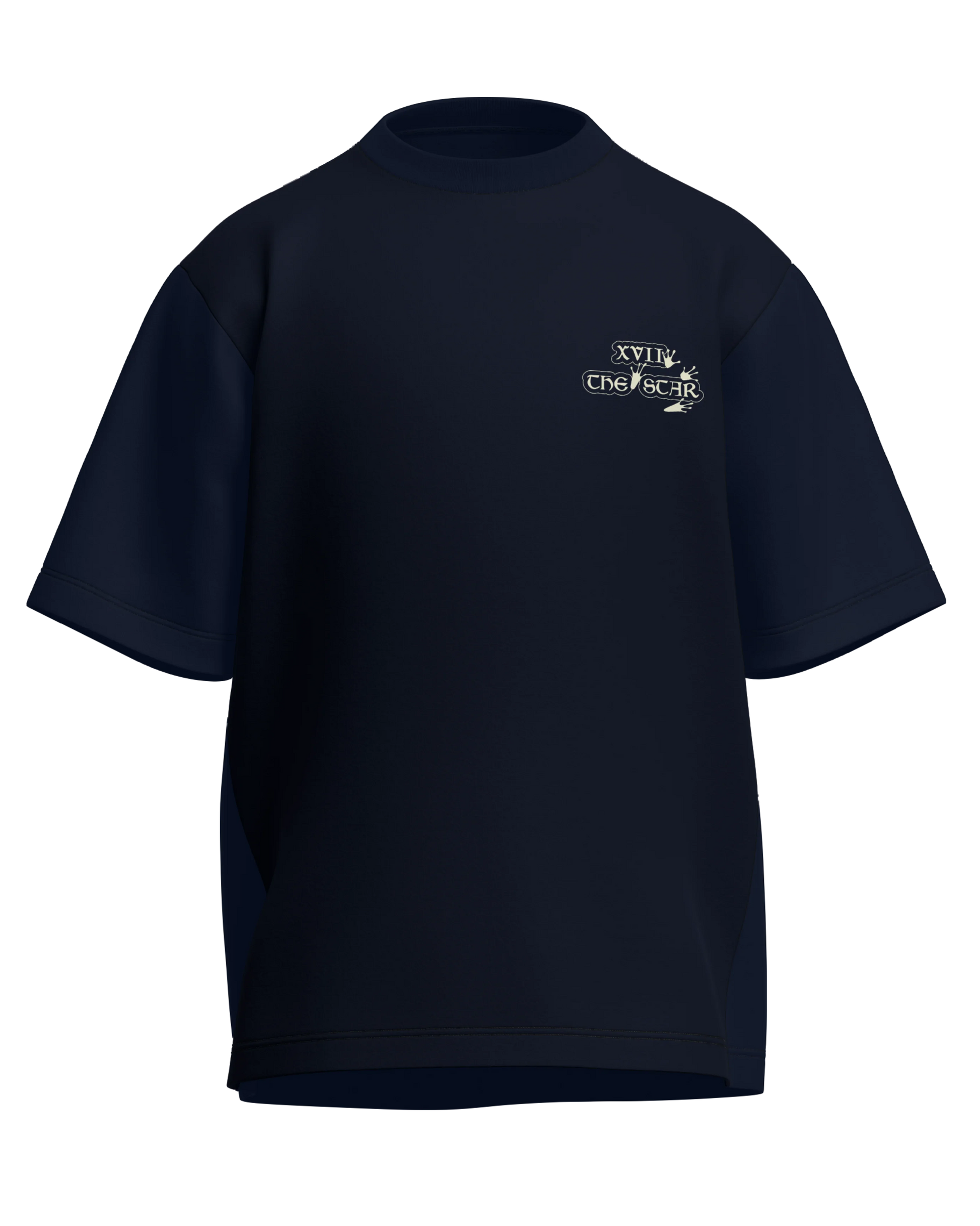 The Star of Frogs Oversized French Terry Cotton Premium Streetwear T-shirt Loom of Thirds India's No. 1 Art-led streetwear brand based in Kolkata by Sidhartha Mohanta & Chirayata Purna Chakrabarty