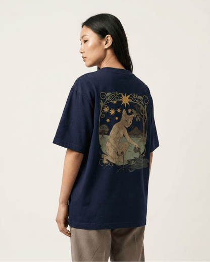 The Star of Cats – Tarot Oversized T-Shirt