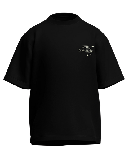 The Star of Dogs Oversized French Terry Cotton Premium Streetwear T-shirt Loom of Thirds India's No. 1 Art-led streetwear brand based in Kolkata by Sidhartha Mohanta & Chirayata Purna Chakrabarty