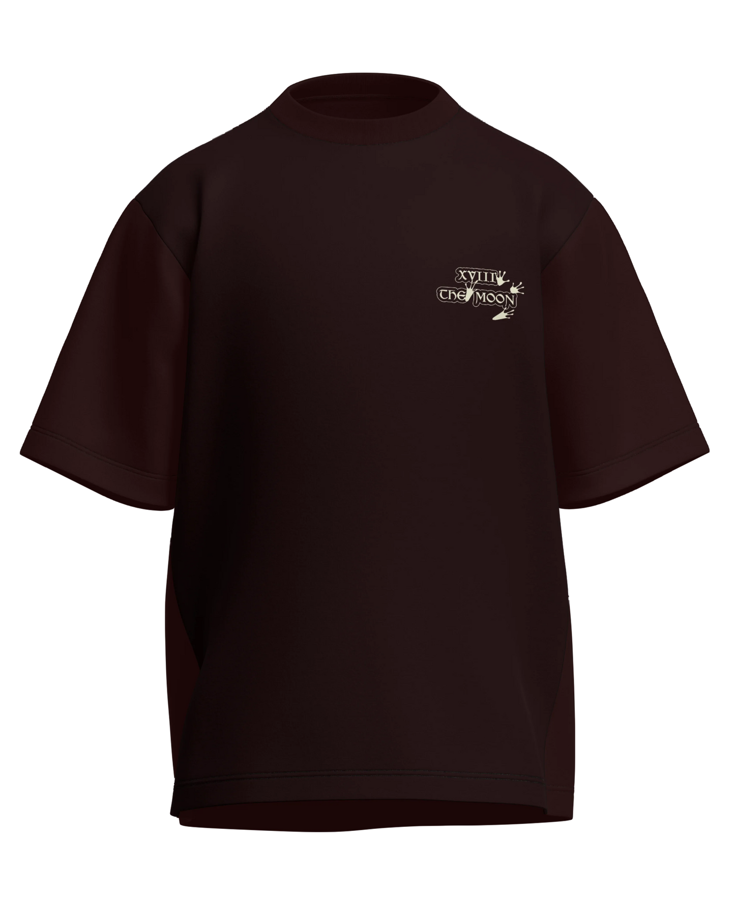 The Moon of Frogs Oversized French Terry Cotton Premium Streetwear T-shirt Loom of Thirds India's No. 1 Art-led streetwear brand based in Kolkata by Sidhartha Mohanta & Chirayata Purna Chakrabarty