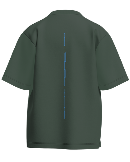 Hydrated, Moisturized & Unbothered - Oversized Fit 100% cotton 240GSM standard oversized T-shirt Loom of Thirds India's No. 1 Art-led streetwear brand based in Kolkata by Sidhartha Mohanta & Chirayata Purna Chakrabarty