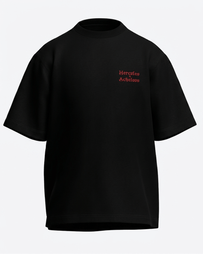 Cutie with a Bootie – Classical Art Oversized Tee Oversized French Terry Cotton Premium Streetwear T-shirt Loom of Thirds India's No. 1 Art-led, graphic streetwear brand based in Kolkata by Sidhartha Mohanta & Chirayata Purna Chakrabarty