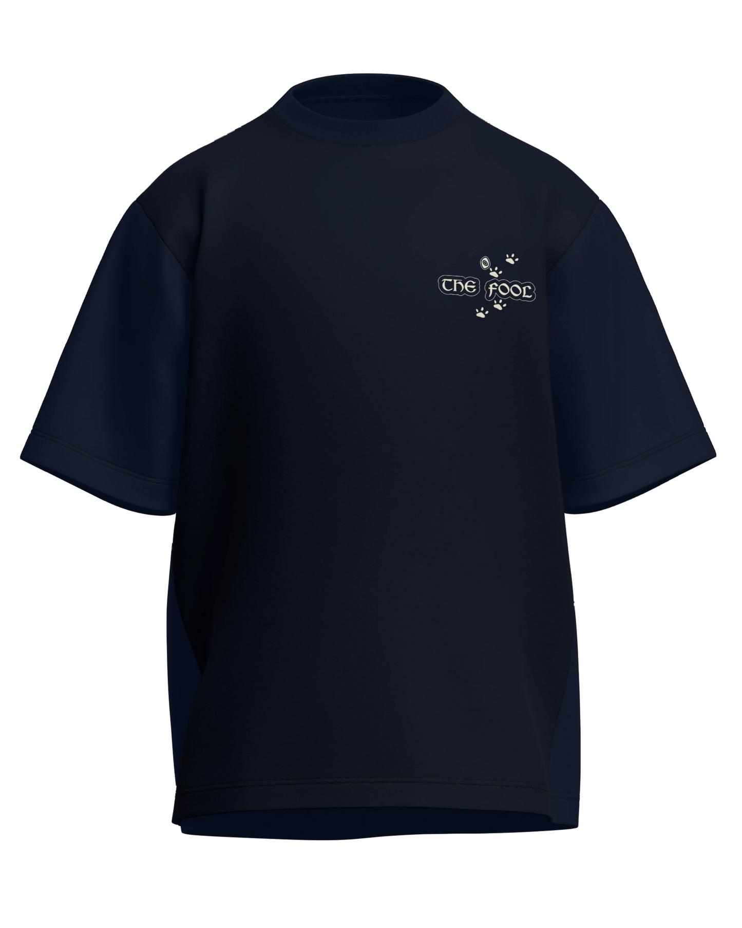 The Fool of Cats Oversized French Terry Cotton Premium Streetwear T-shirt Loom of Thirds India's No. 1 Art-led streetwear brand based in Kolkata by Sidhartha Mohanta & Chirayata Purna Chakrabarty