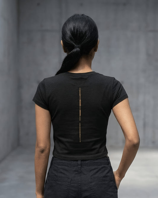 Slay Girl – Aesthetic Graphic Baby Tee 100% cotton 240GSM baby T-shirt Loom of Thirds India's No. 1 Art-led, graphic streetwear brand based in Kolkata by Sidhartha Mohanta & Chirayata Purna Chakrabarty