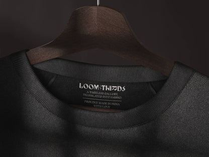 The Star of Dogs Oversized French Terry Cotton Premium Streetwear T-shirt Loom of Thirds India's No. 1 Art-led streetwear brand based in Kolkata by Sidhartha Mohanta & Chirayata Purna Chakrabarty