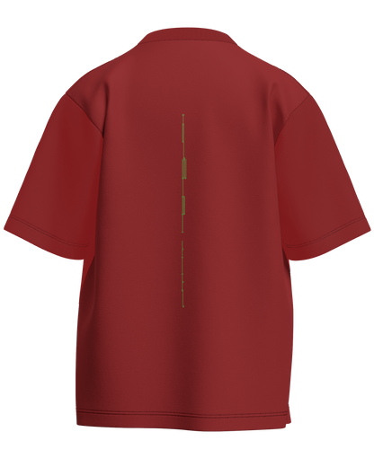 And That’s Why We’re Bestfriends - Oversized Fit 100% cotton 240GSM standard oversized T-shirt Loom of Thirds India's No. 1 Art-led streetwear brand based in Kolkata by Sidhartha Mohanta & Chirayata Purna Chakrabarty