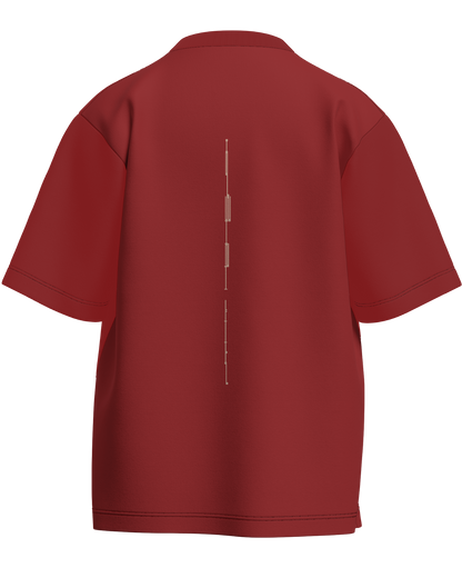 Cause We’re Bestfriends - Oversized Fit 100% cotton 240GSM standard oversized T-shirt Loom of Thirds India's No. 1 Art-led streetwear brand based in Kolkata by Sidhartha Mohanta & Chirayata Purna Chakrabarty