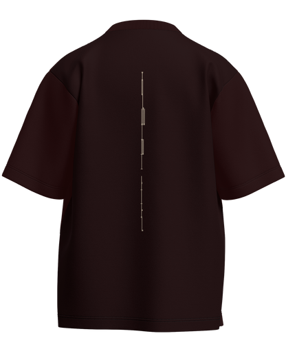 Cause We’re Bestfriends - Oversized Fit 100% cotton 240GSM standard oversized T-shirt Loom of Thirds India's No. 1 Art-led streetwear brand based in Kolkata by Sidhartha Mohanta & Chirayata Purna Chakrabarty