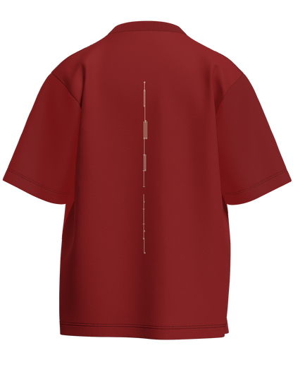 Cause We’re Bestfriends - Oversized Fit 100% cotton 240GSM standard oversized T-shirt Loom of Thirds India's No. 1 Art-led streetwear brand based in Kolkata by Sidhartha Mohanta & Chirayata Purna Chakrabarty