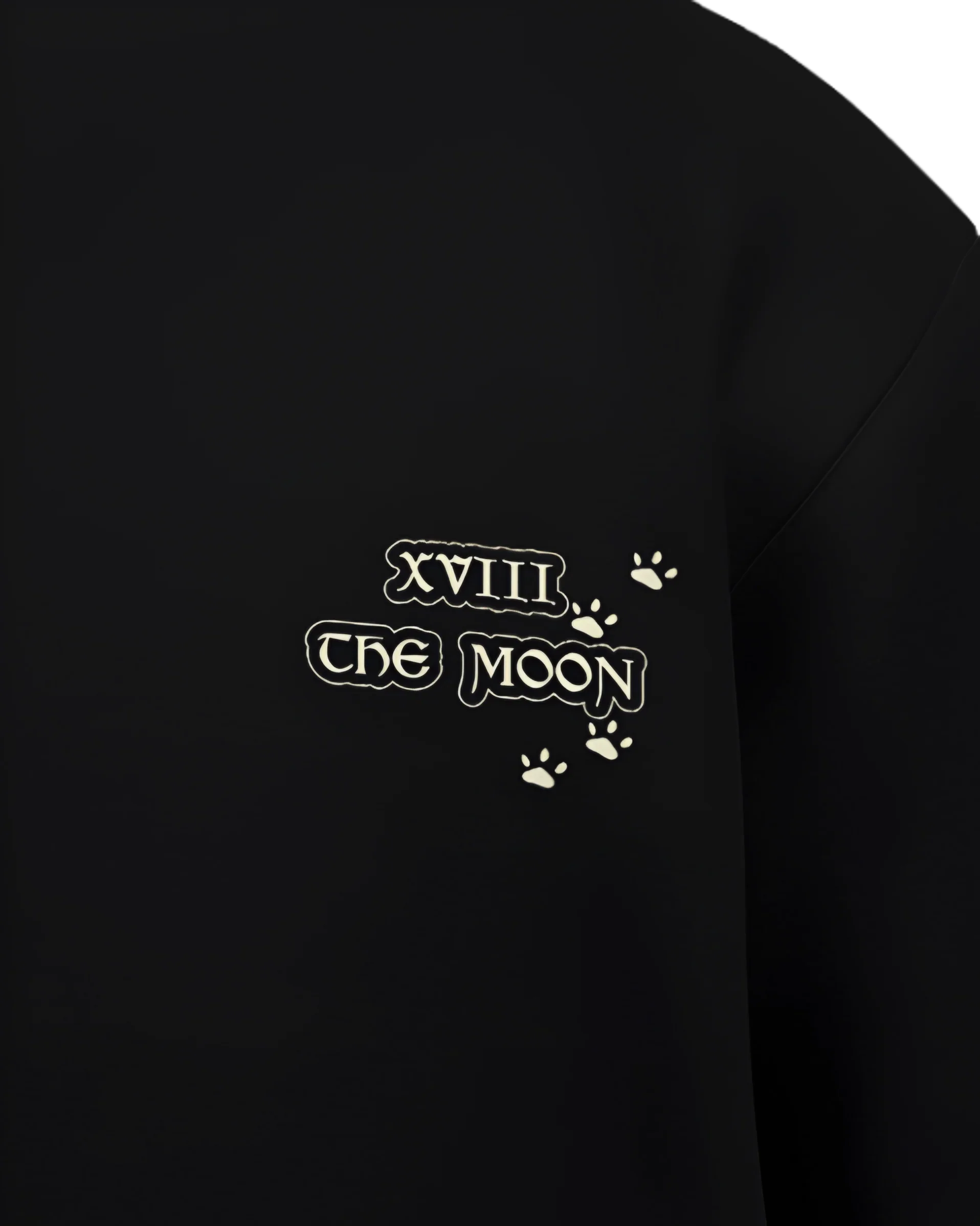 The Moon of Dogs Oversized French Terry Cotton Premium Streetwear T-shirt Loom of Thirds India's No. 1 Art-led streetwear brand based in Kolkata by Sidhartha Mohanta & Chirayata Purna Chakrabarty