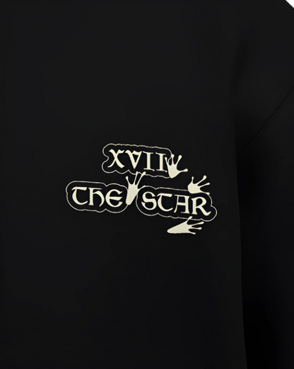 The Star of Frogs Oversized French Terry Cotton Premium Streetwear T-shirt Loom of Thirds India's No. 1 Art-led streetwear brand based in Kolkata by Sidhartha Mohanta & Chirayata Purna Chakrabarty