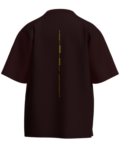 Go Home - Oversized Fit 100% cotton 240GSM standard oversized T-shirt Loom of Thirds India's No. 1 Art-led streetwear brand based in Kolkata by Sidhartha Mohanta & Chirayata Purna Chakrabarty