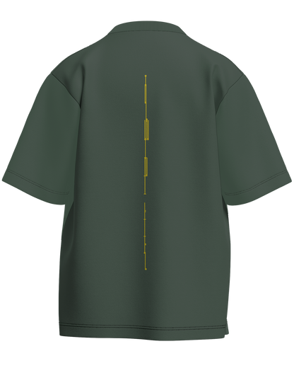 Go Home - Oversized Fit 100% cotton 240GSM standard oversized T-shirt Loom of Thirds India's No. 1 Art-led streetwear brand based in Kolkata by Sidhartha Mohanta & Chirayata Purna Chakrabarty