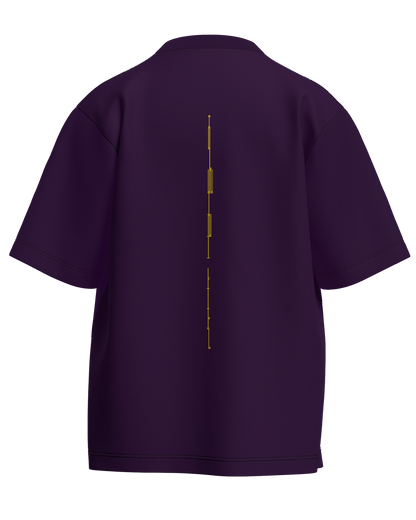 Go Home - Oversized Fit 100% cotton 240GSM standard oversized T-shirt Loom of Thirds India's No. 1 Art-led streetwear brand based in Kolkata by Sidhartha Mohanta & Chirayata Purna Chakrabarty