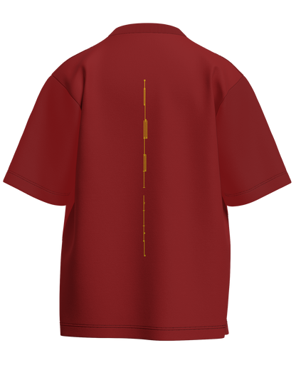 Go Home - Oversized Fit 100% cotton 240GSM standard oversized T-shirt Loom of Thirds India's No. 1 Art-led streetwear brand based in Kolkata by Sidhartha Mohanta & Chirayata Purna Chakrabarty