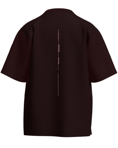 Running From My Problems - Oversized Fit 100% cotton 240GSM standard oversized T-shirt Loom of Thirds India's No. 1 Art-led streetwear brand based in Kolkata by Sidhartha Mohanta & Chirayata Purna Chakrabarty