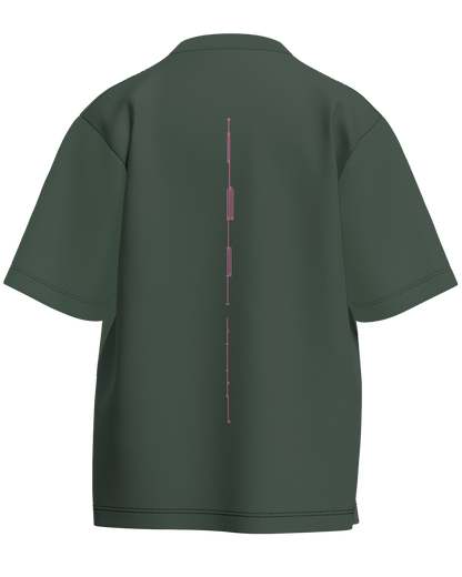 Running From My Problems - Oversized Fit 100% cotton 240GSM standard oversized T-shirt Loom of Thirds India's No. 1 Art-led streetwear brand based in Kolkata by Sidhartha Mohanta & Chirayata Purna Chakrabarty