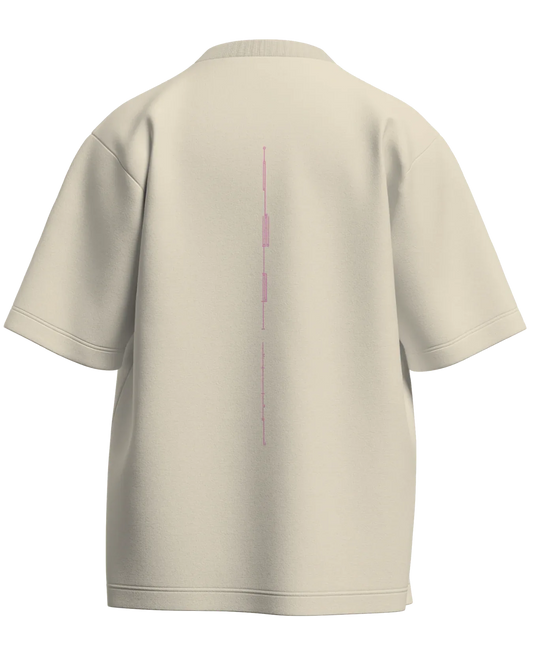 Running From My Problems – Oversized Graphic Tee 100% cotton 240GSM standard oversized T-shirt Loom of Thirds India's No. 1 Art-led streetwear brand based in Kolkata by Sidhartha Mohanta & Chirayata Purna Chakrabarty
